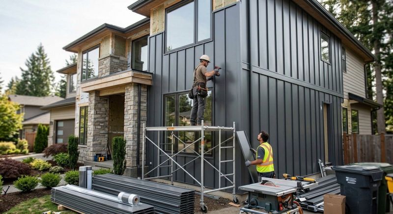 Sheet Metal Siding Replacement in Boston, MA